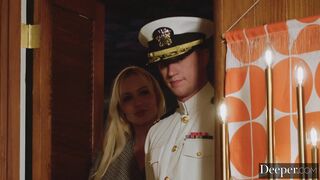Young Officer In Uniform And Long-Awaited Sex With His Bride - Carley Nubiles